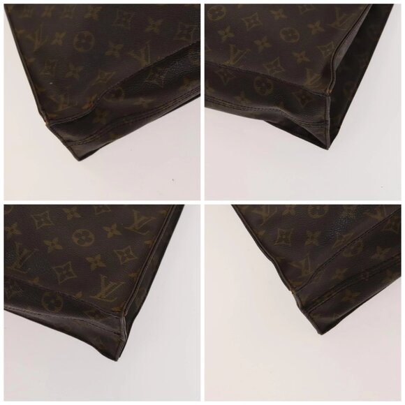 LOUIS VUITTON Monogram Sac Plat Hand Bag M51140 LV Auth - Picture 15 of 16